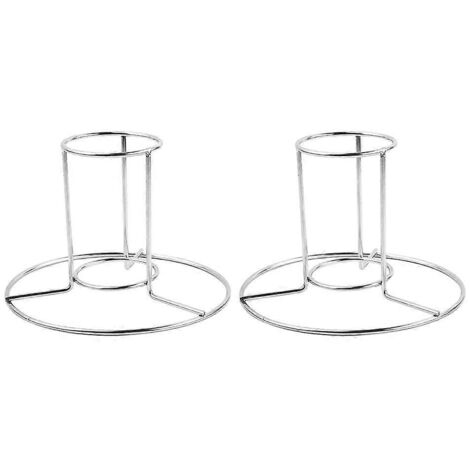 Support à Poulet pour Canettes, Lot de 2, Support en Acier Inoxydable pour Grill, Fumoir et Four, Outil de Rôtissage
