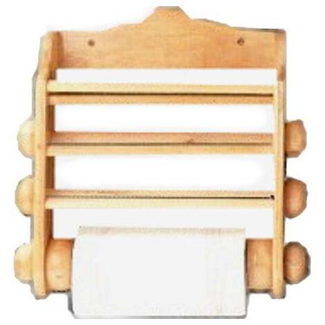 Support à rouleaux en bois de luxe pour rouleaux 3 Noce Calder