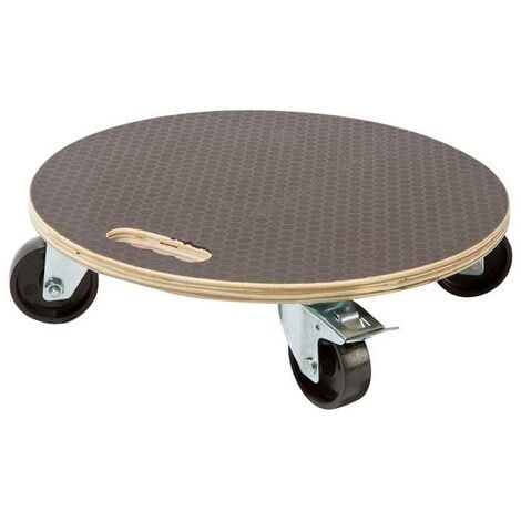 Support à roulettes - "Flora Roll Strong" - 50 cm - bois très résistant