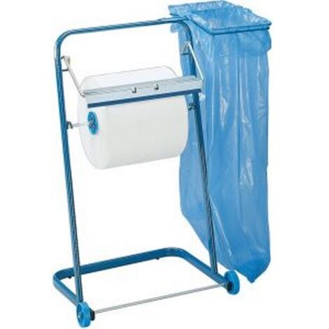 Support à roulettes rouleau de nettoyage, Dimensions : 90 x 50 x 44 cm