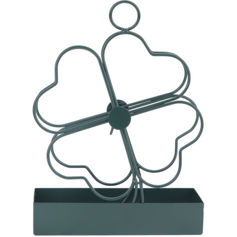 Support à spirale anti-moustique portable en forme de trèfle à quatre feuilles, pour usage intérieur et extérieur.