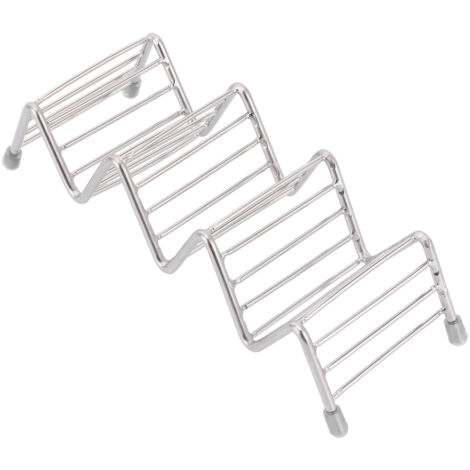Support à tacos innovant en acier inoxydable 304, plateau support pour crêpes, 3/4 grille, idéal cuisine restaurant