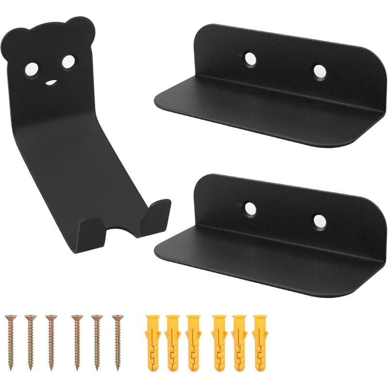 Jusch - Support à vélo, crochet mural vtt, support de rangement mural pour support de stationnement, 1 pièces