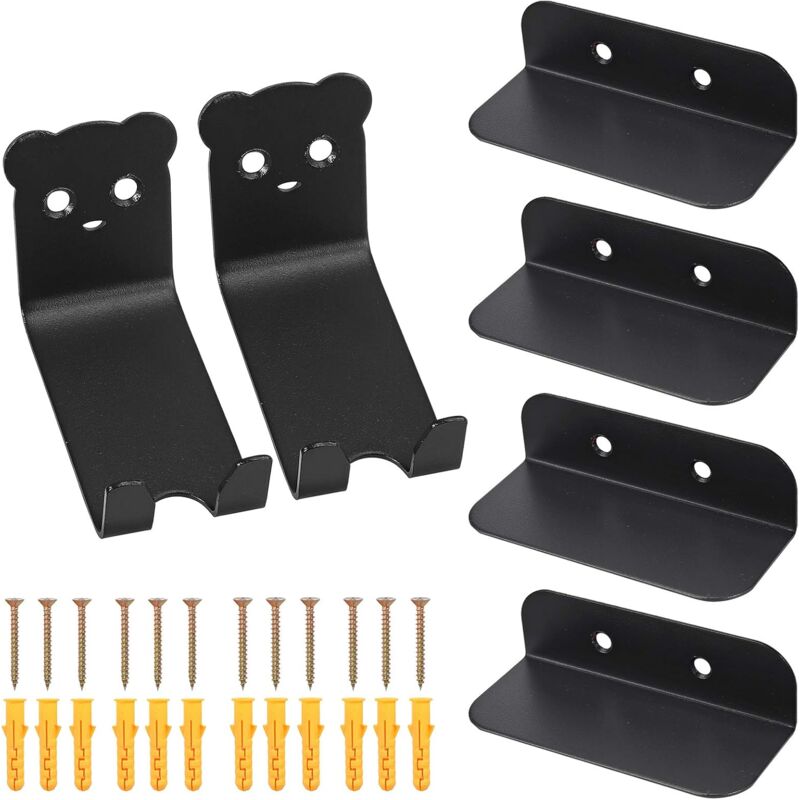 Support à vélo, crochet mural vtt, support de rangement mural pour support de stationnement, 2 pièces