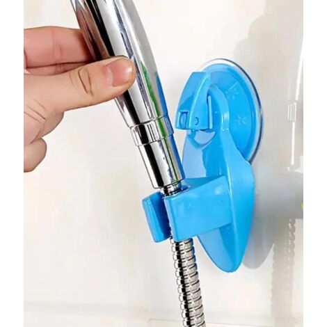 Support à ventouse pour pommeau de douche, réglable, fixation murale, sans perçage, compatible avec tous les pommeaux de douche à main, accessoire de salle de bain, installation facile