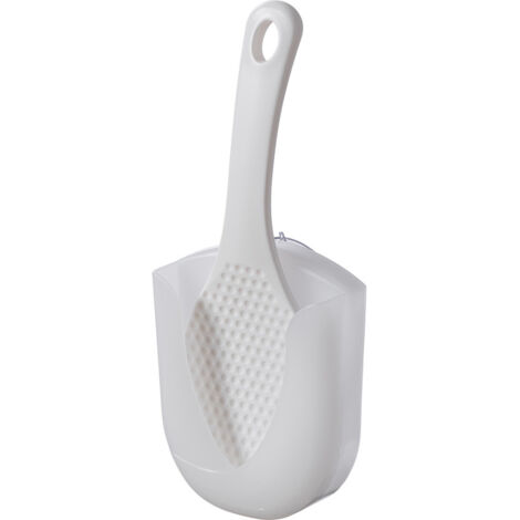 Support à ventouses en plastique, support à cuillères à riz, poêle, support de rangement, outils de cuisine ménagers