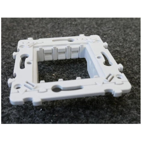 Support à vis 1 poste 2 modules polycarbonate série Essensya HAGER
