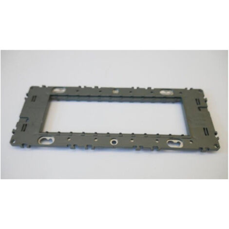 Support à vis Gallery pour 1 module - Gris foncé RAL 7011 - WXA451 - Hager