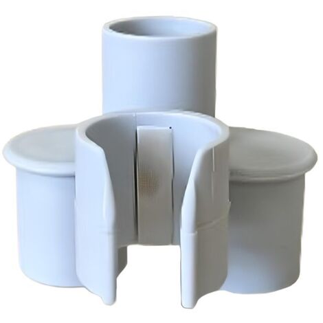 Support accessoires gris clipsable sur canne télescopique