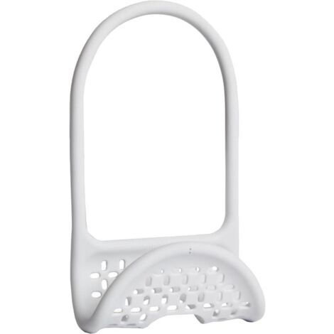 Support accessoires robinet Blanc