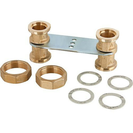 support acouplement pour montage à l'envers DN25 avec 2 ecrous 1"1/2