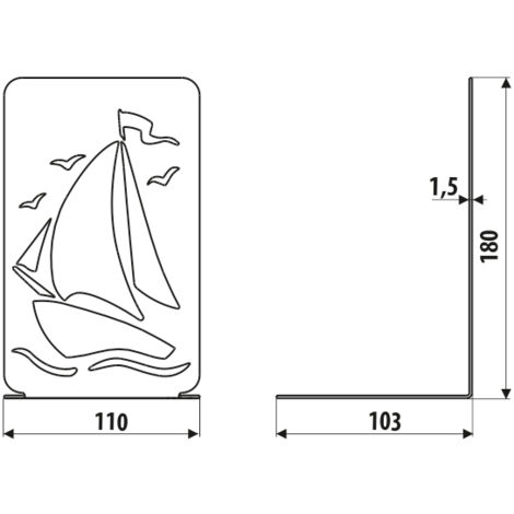 Support AD16, BOAT, structure noire