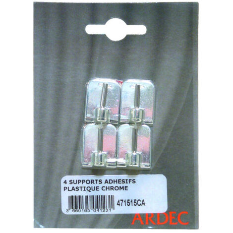 Support Adh Plast Chr 23x17 X4 - Ardec