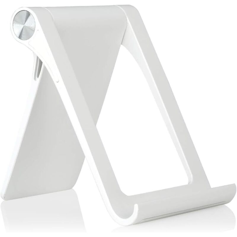 Support Ajustable et Portable pour Tablette, Liseuse et Smartphone - Anti-Dérapage, Angle Réglable pour Bureau et Lit