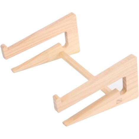 Support amovible en bois pour ordinateur portable de 15" et 17"