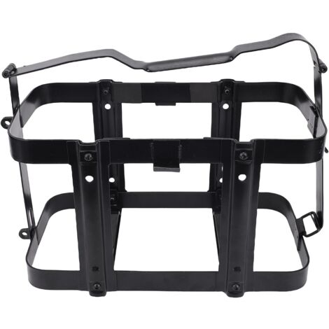 Support amovible pour bidon d'essence en acier au carbone, avec système de verrouillage, compatible avec des bidons de 5 gallons (20 litres), 2,5 gallons (10 litres)