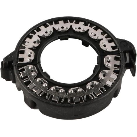 Support Ampoule Xenon D1 D3 D1S D3S - 1 Pièce - Noir Argenté - Fixation Sécurisée - Pour Phares Auto