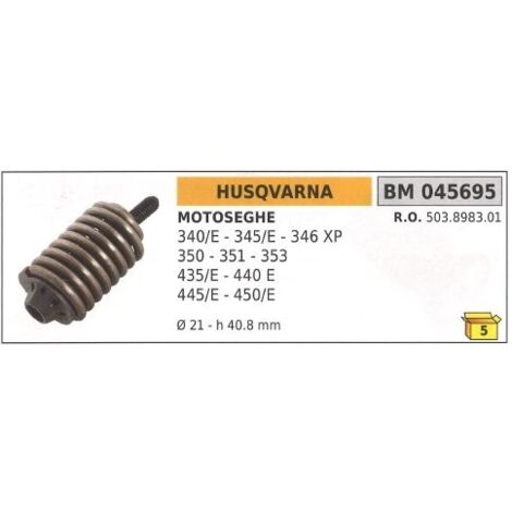 Support antivibratoire en caoutchouc HUSQVARNA 340/E 345/E 346 350 351 353 045695