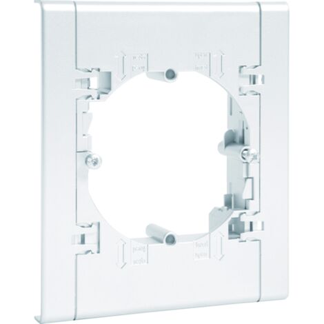Support appareillage lifea entraxe 60mm pour LFF40/60110 RAL 9016 Pure - HAGER LFF71U1109016