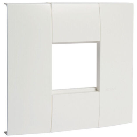 Support appareillage lifea simple entraxe 45x45mm pour LFF40/60110 RAL9016 Pure