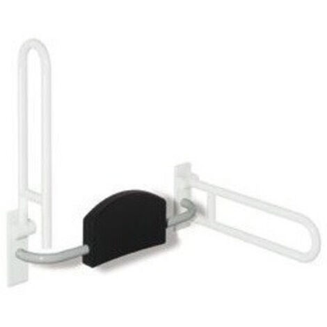 Support arrière SERIE 801 pour barre d'appui WC jaune moutarde