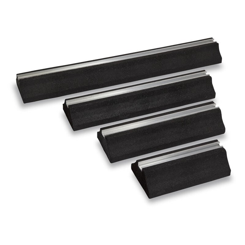 Support au sol climatisation - rubber foot + rail alu (la paire) 120kg - Long 500mm