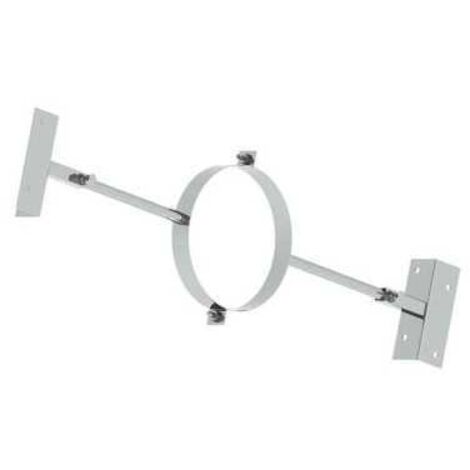 Support au toit renforcé - Pour simple paroi 180 mm