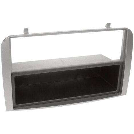 Support autoradio 1DIN compatible avec Alfa Romeo 147 GT ap05 Avec vide poche argent clair