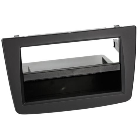 Support autoradio 1DIN compatible avec Alfa Romeo Mito ap13 noir - avec vide poche - Noir