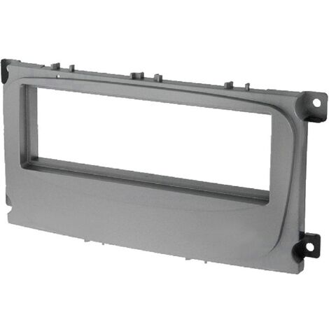 Support autoradio 1DIN compatible avec Ford 06-15 - Argent