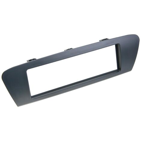 Support autoradio 1DIN compatible avec Renault Scenic 09-16 - Gris fonce