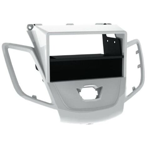 Support autoradio 1DIN FORD FIESTA 08-13 - sans ecran origine - argent