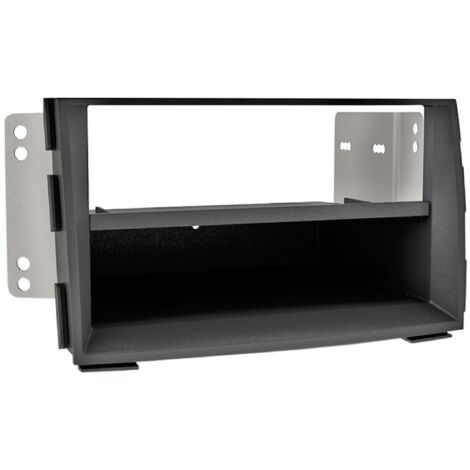 Support autoradio 2DIN compatible avec Kia Venga ap09 avec vide poche - Noir