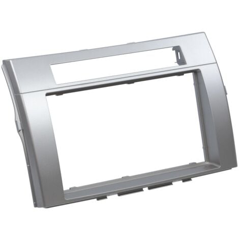 Support Autoradio 2Din compatible avec Toyota Corolla verso 04-09 - Argent