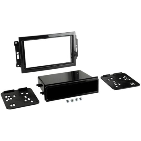 Support autoradio compatible avec Chrysler Dodge Jeep Noir