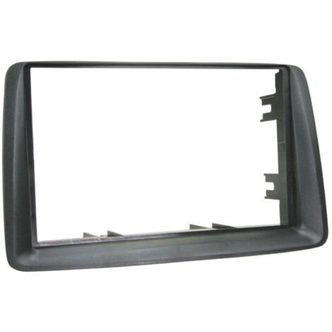 Support autoradio compatible avec Fiat Panda 2 - Gris
