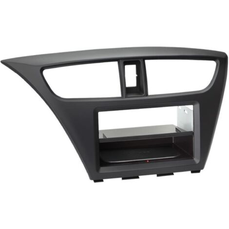 Support autoradio compatible avec Honda Civic ap12 Avec vide poche Induction Qi Noir