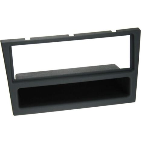 Support autoradio compatible avec Opel Vide-poche Anthracite Rubber touch