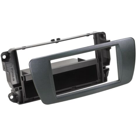 Support Autoradio compatible avec Seat Ibiza 6J - noir azabache AL6 1Din ou 2Din