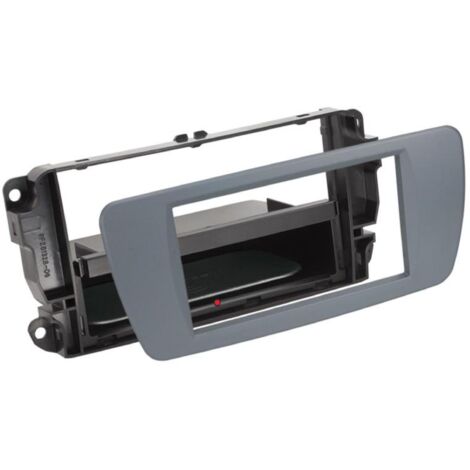 Support autoradio compatible avec Seat Ibiza Avec vide poche Inbay Qi Gris conemara