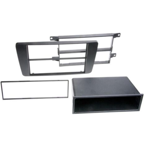 Support autoradio compatible avec Skoda Octavia avec vide-poche Noir