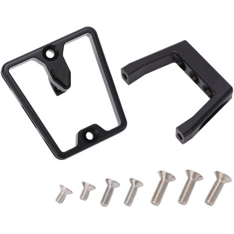 Support avant vélo noir alliage aluminium 3 trous pour porte-bagages Brompton Dahon