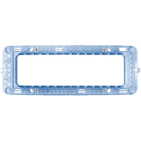Support avec vis ave s44 7 modules pour boîtes rectangulaires - 44a07