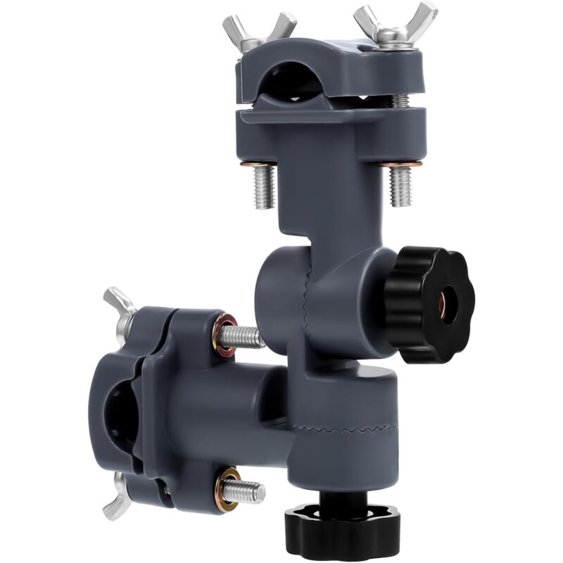 Produit shopeco.fr : Support Balcon Parasol Chaise de Mount Parapluie Stand de Tige de Tige de Connectez Le Support Rotatif du Parasol de Support pour Parasol Balcon-2pc