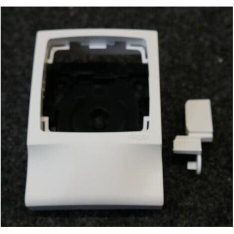 Support blanc pure d'appareillage en saillie Legrand pour moulure 12x20mm Ateha HAGER