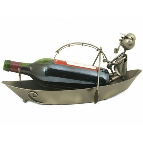 Support bouteille métallique Le Pêcheur