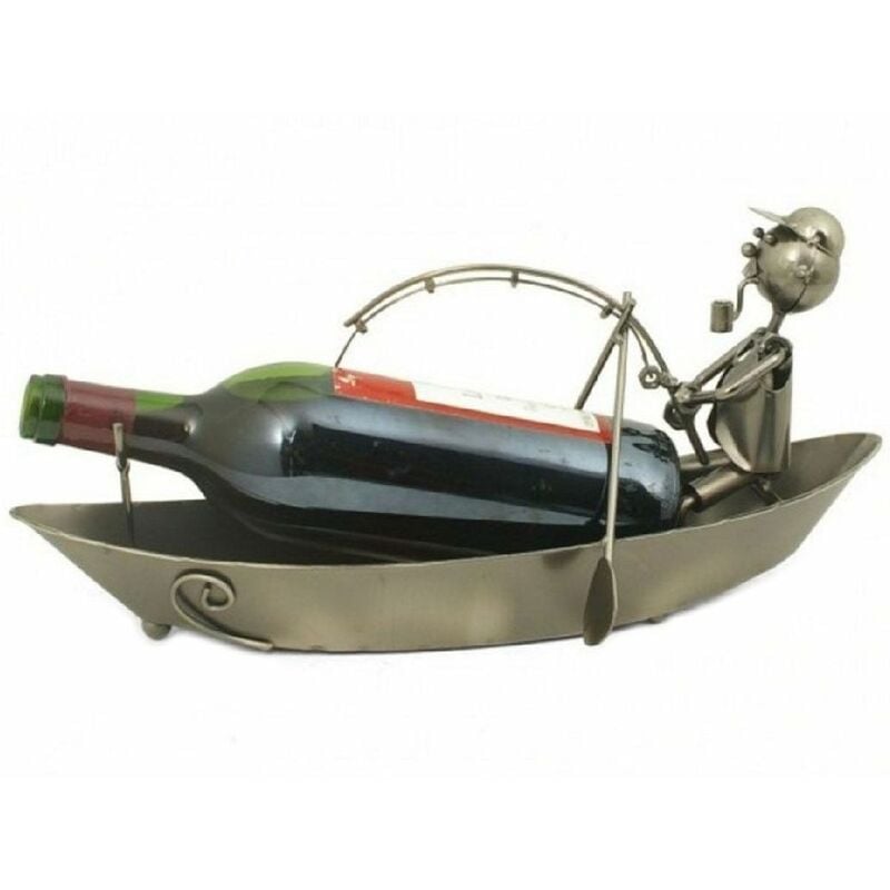Support bouteille métallique Le Pêcheur