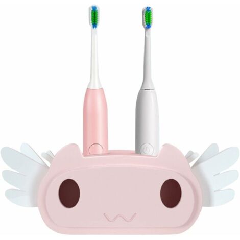 Support Brosse A Dent Electrique, Support Brosse A Dent, Porte Brosse À Dents Electrique, Auto-Adhésif Sans Poinçon, Capacité Portante Élevée, Pour Brosse À Dents, Salle De Bain (1 Pièce Rose)