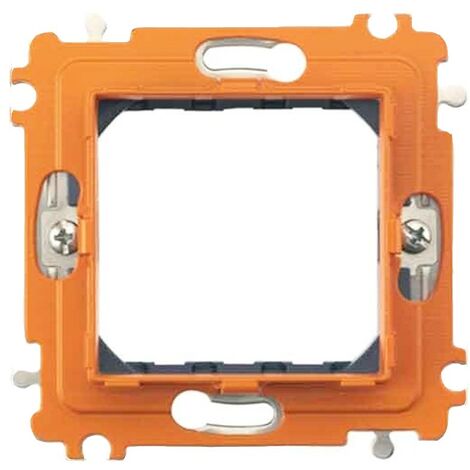 Support Bticino Axolute 2 modules avec vis et clips H4702