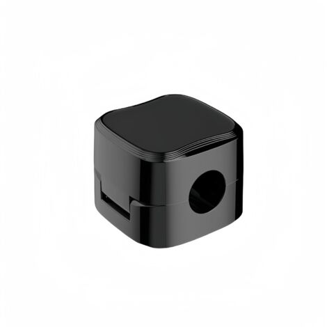 Support Câble Magnétique - 6 Pièces - Fixation Adhésive pour Bureau, Table de Chevet, Cuisine - Compatible avec Câbles USB Type-C, MagSafe, Apple Watch - Diamètre Fente 7,5 mm